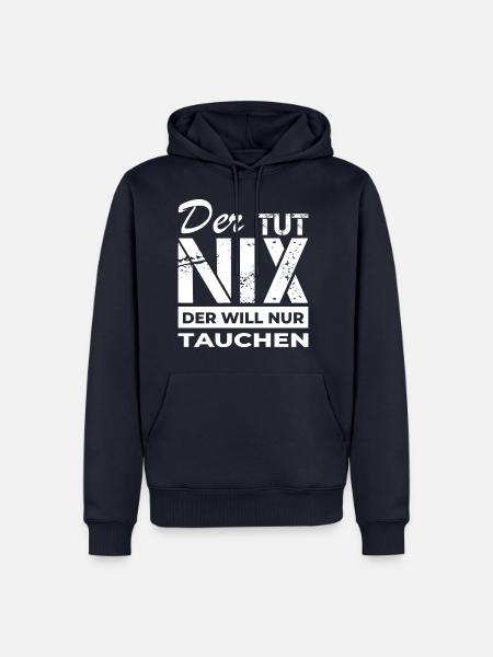 Tauchen - Taucher - Männer Premium Bio Hoodie - Navy