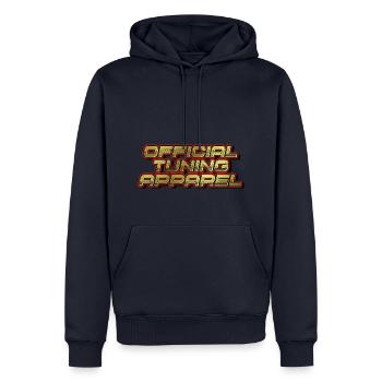tuning apparel - Männer Premium Bio Hoodie - Navy - Vorne - Nico (187cm)