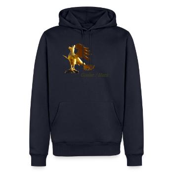 goslar harz 3 - Männer Premium Bio Hoodie - Navy - Vorne - Nico (187cm)