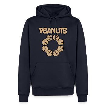 Peanuts - Men’s Premium Organic Hoodie - navy - Front - Nico (187cm)