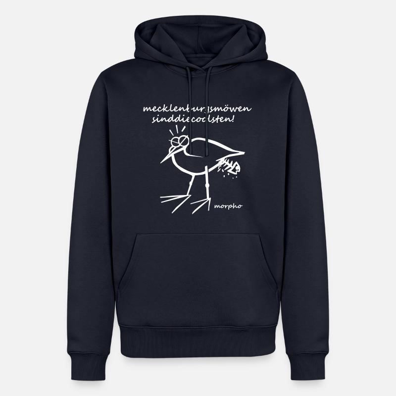 Möwe - Männer Premium Bio Hoodie - undefined