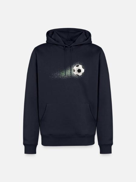 fussball sport - Männer Premium Bio Hoodie - Navy