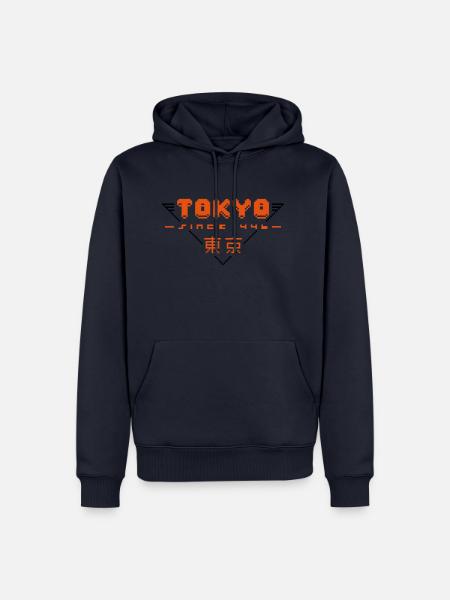 pixel tokyo - Men’s Premium Organic Hoodie - navy