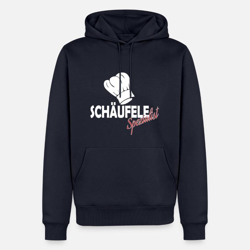 Schäufele - Männer Premium Bio Hoodie - Navy