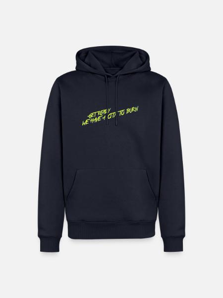 Get Ready Cyber Punk Keanu Reeves - Männer Premium Bio Hoodie - Navy