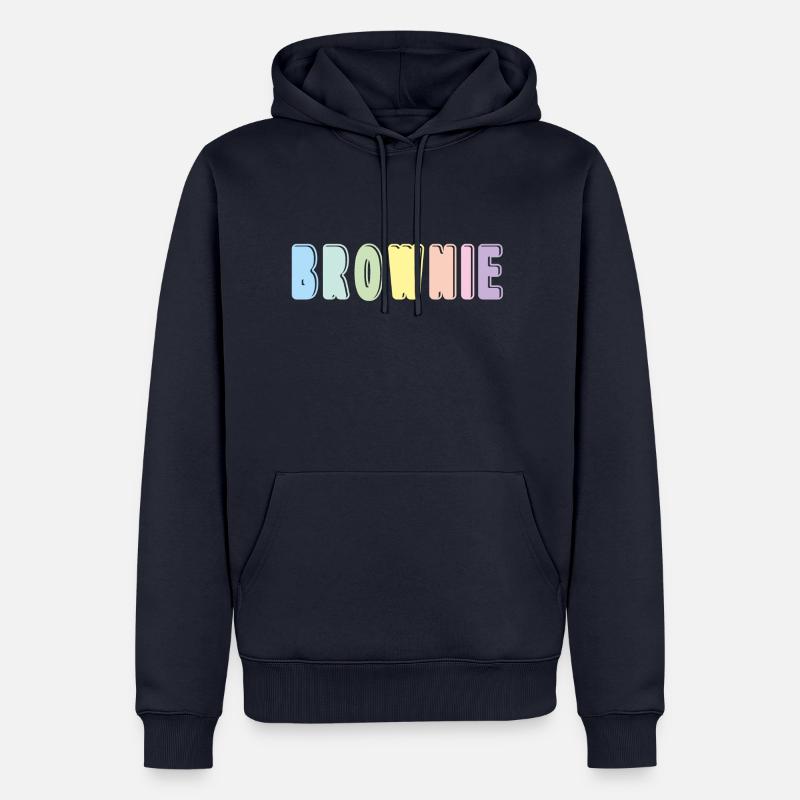 Brownie - Männer Premium Bio Hoodie - Navy