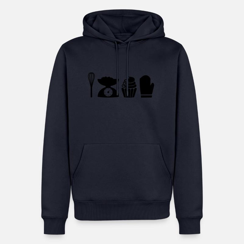 iconbaking - Männer Premium Bio Hoodie - Navy
