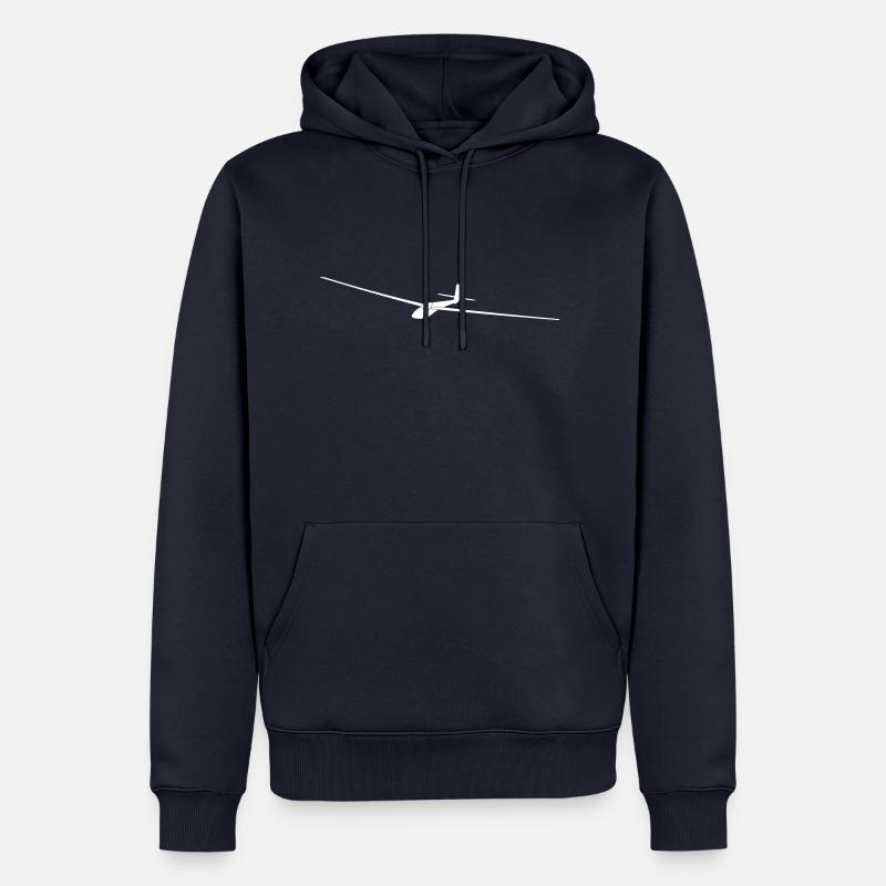 Planeurs libelle planeurs - Sweat à capuche Premium bio Homme - bleu marine