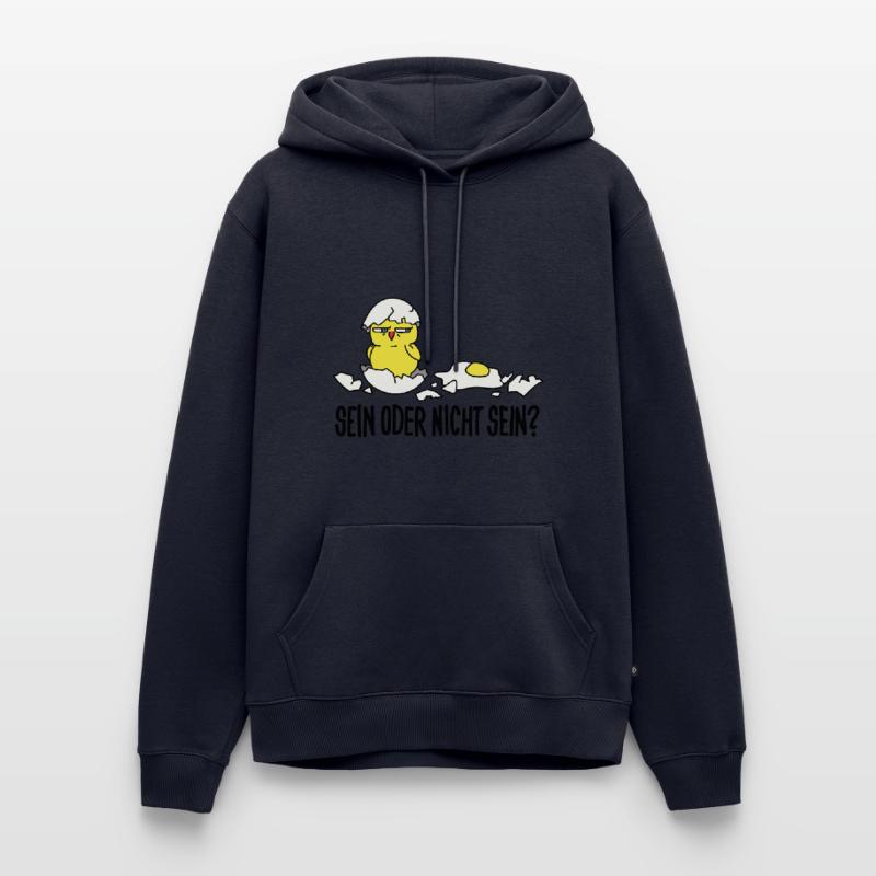 sein oder nicht sein Männer Premium Bio Hoodie