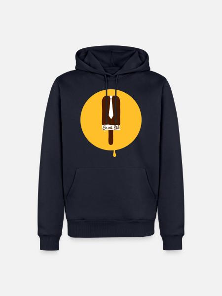 Eis am Stil - Männer Premium Bio Hoodie - Navy