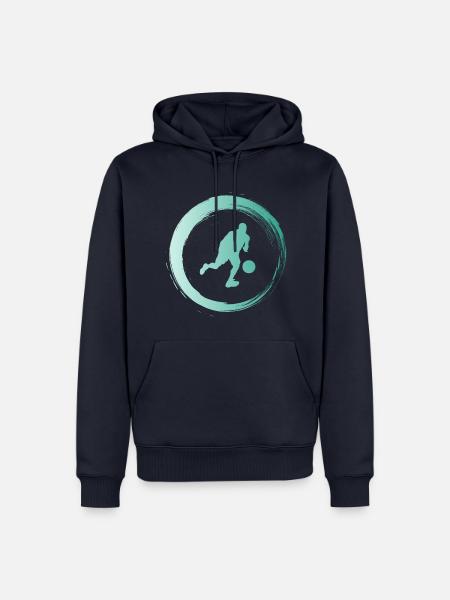 Sporty Hobby Leidenschaft Basketball - Männer Premium Bio Hoodie - Navy