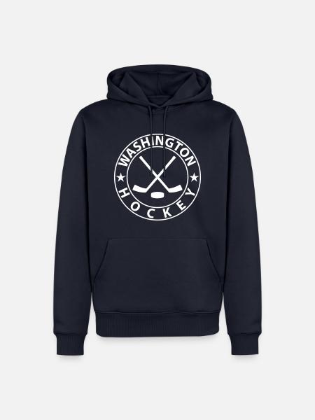 Washington Eishockey - Männer Premium Bio Hoodie - Navy