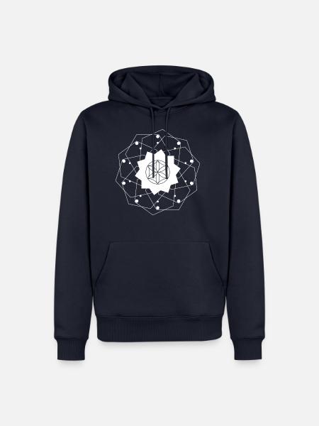 Heilige Symbole Mandala - Männer Premium Bio Hoodie - Navy
