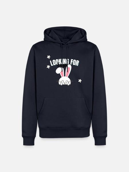 Ostereiersuche / Suche an Ostern - Männer Premium Bio Hoodie - Navy
