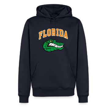 florida alligator - Männer Premium Bio Hoodie - Navy - Vorne - Nico (187cm)