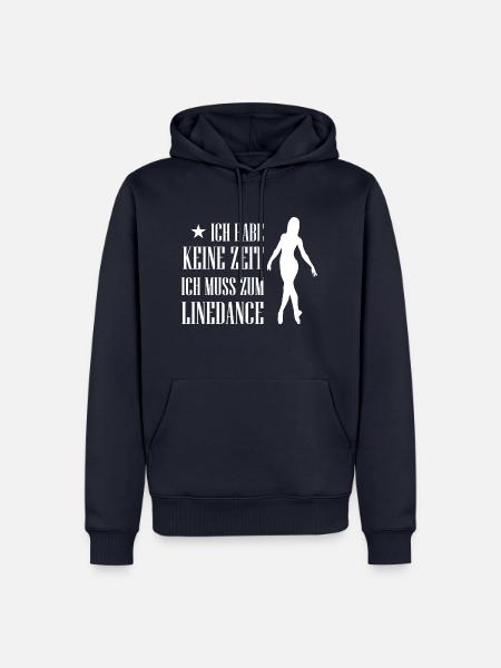 Dancing Dance Music - Männer Premium Bio Hoodie - Navy