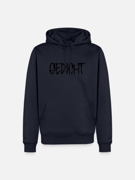 Gedicht - Männer Premium Bio Hoodie - Navy
