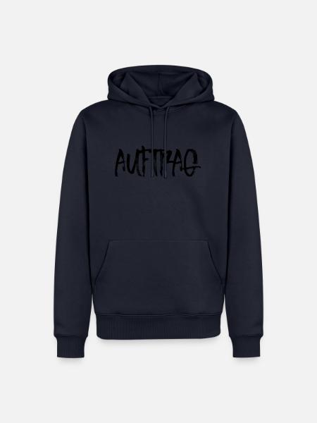 Auftrag - Männer Premium Bio Hoodie - Navy