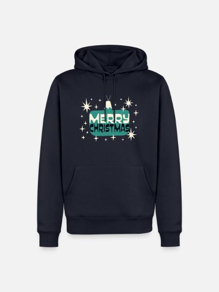 merry Christmas 21 - Männer Premium Bio Hoodie - Navy
