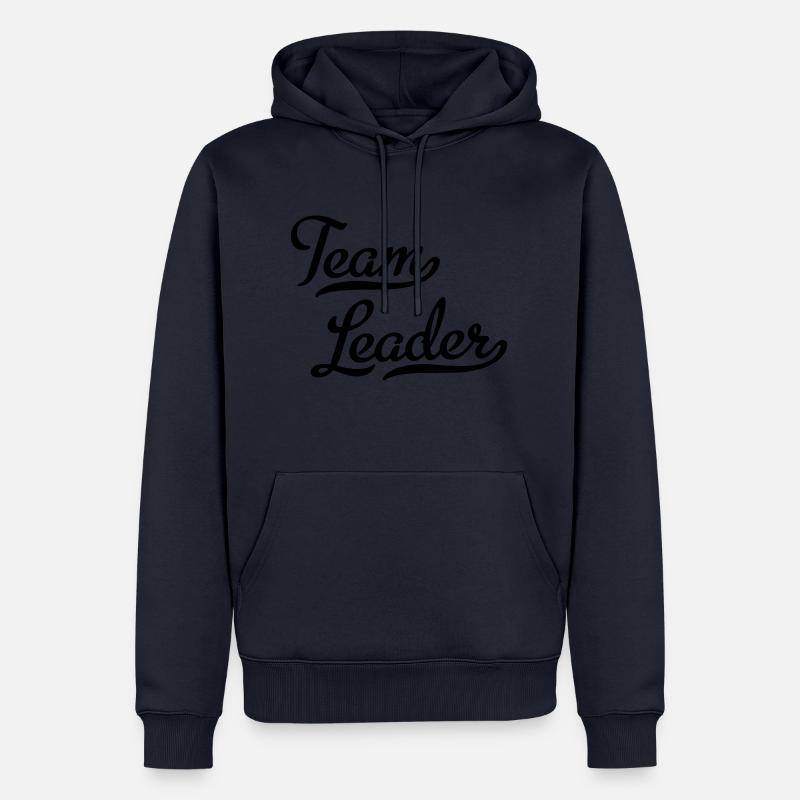 Chef d’équipe - Sweat à capuche Premium bio Homme - bleu marine
