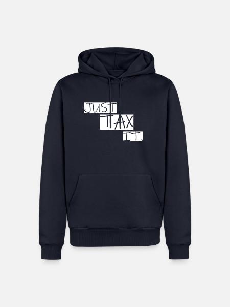 Tax it - Männer Premium Bio Hoodie - Navy