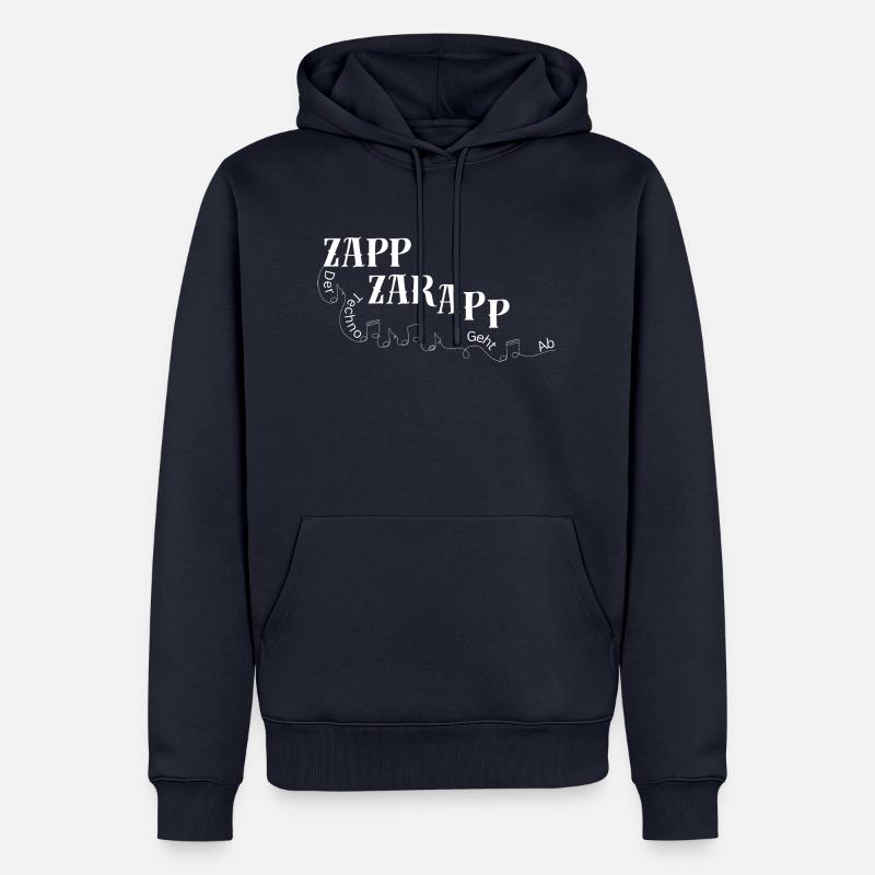 Zappzarapp Techno Version - Männer Premium Bio Hoodie - Navy