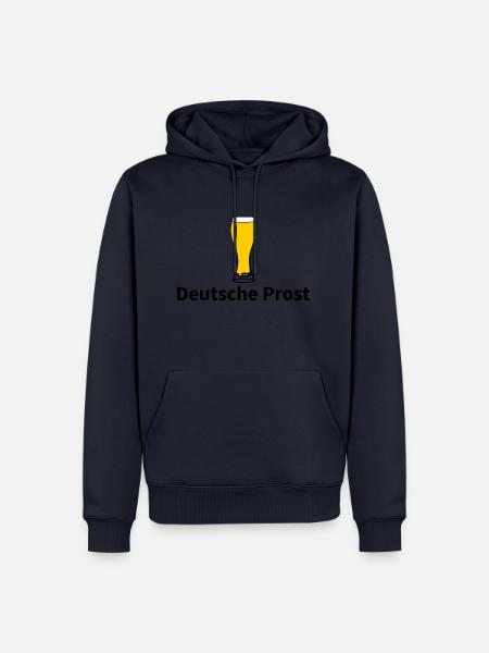 Standard Bier nur hier - Männer Premium Bio Hoodie - Navy