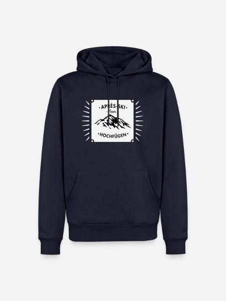 Après-Ski Hochfügen - Men’s Premium Organic Hoodie - navy