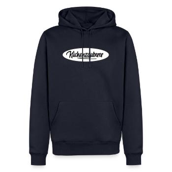 Küchenzauberer und die Magie - Männer Premium Bio Hoodie - Navy - Vorne - Nico (187cm)