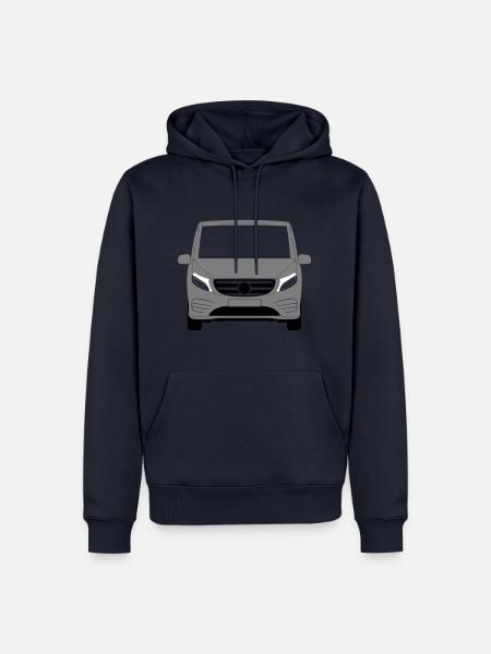Vito III AMG -urheilupaketti - Premium luomulaatuinen miesten huppari - laivastonsininen
