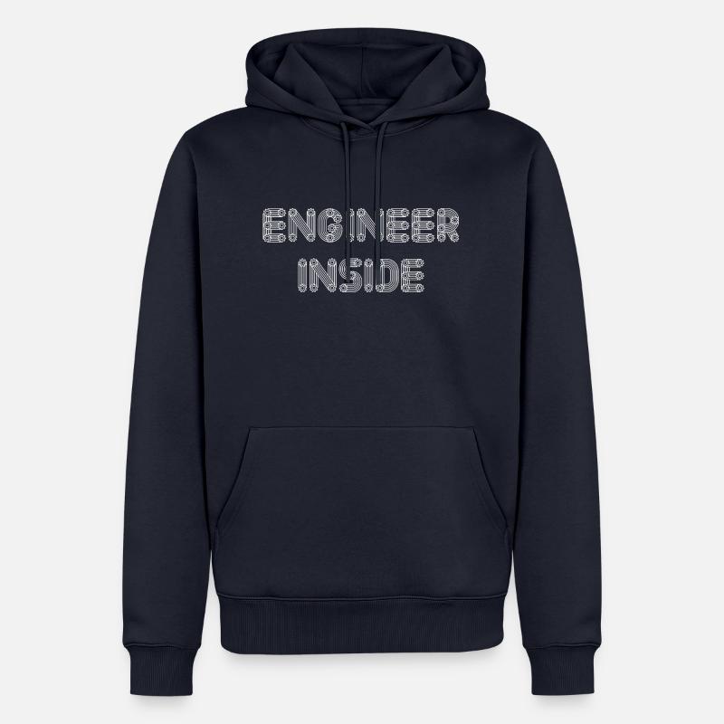 Engineer Inside - Männer Premium Bio Hoodie - Navy
