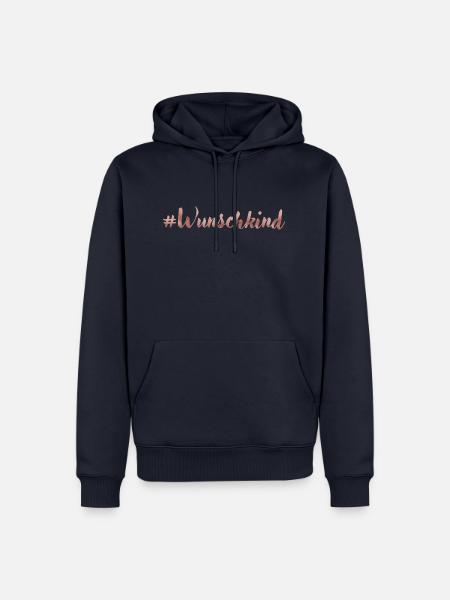 Wunschkind - Männer Premium Bio Hoodie - Navy