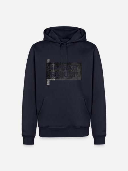 searchresult - Männer Premium Bio Hoodie - Navy