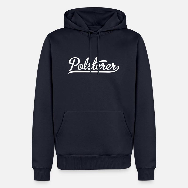 Polsterer - Männer Premium Bio Hoodie - Navy