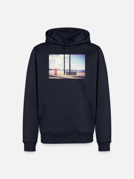 Stadthafen Rostock - Männer Premium Bio Hoodie - Navy