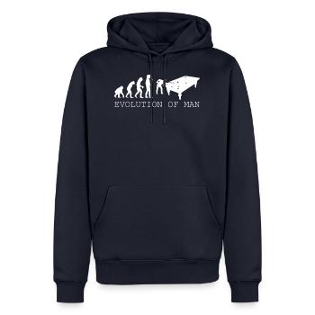 Billard Snooker Pool - Männer Premium Bio Hoodie - Navy - Vorne - Nico (187cm)