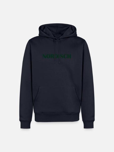 Nordisch - Männer Premium Bio Hoodie - Navy