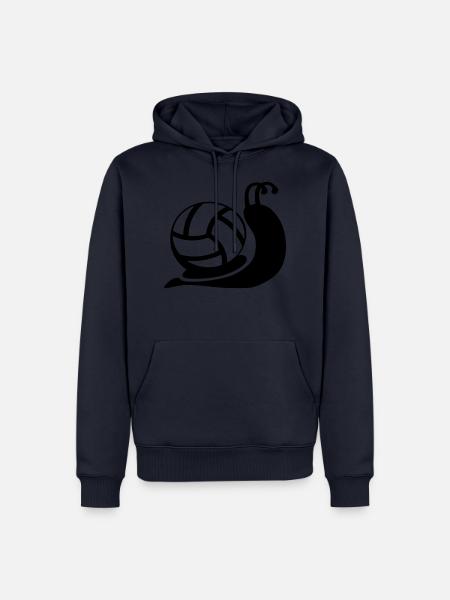 Volleyball snail - Men’s Premium Organic Hoodie - navy
