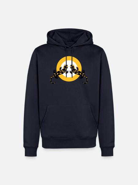 Fire Salamander Forever !!! - Men’s Premium Organic Hoodie - navy