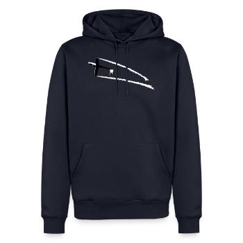 Segelflugzeug Segelfliegen Segelflieger kunstflug - Männer Premium Bio Hoodie - Navy - Vorne - Nico (187cm)