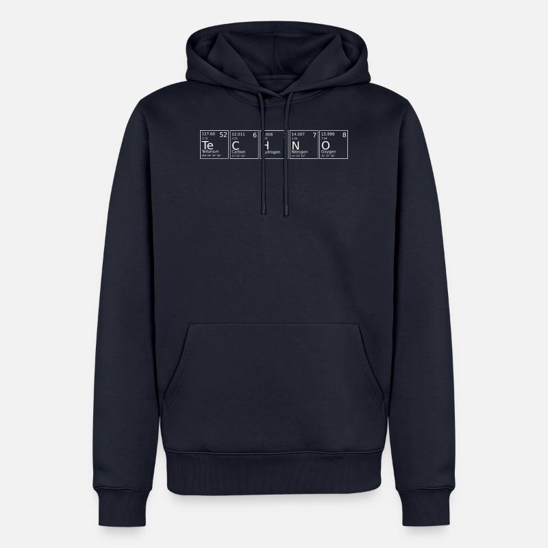 Éléments de technologie - Sweat à capuche Premium bio Homme - bleu marine