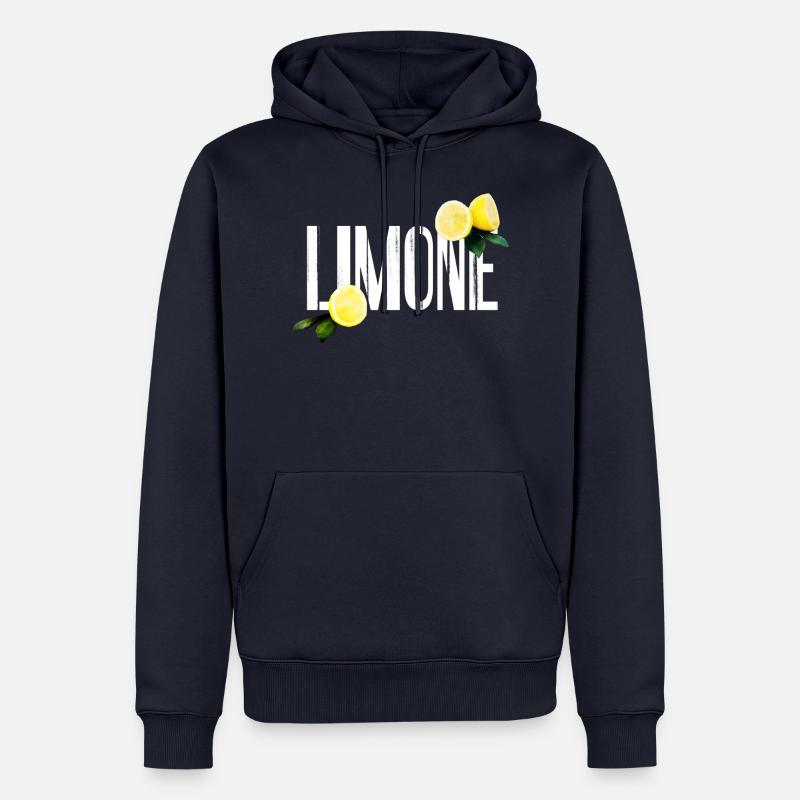 Limone Light - Männer Premium Bio Hoodie - Navy