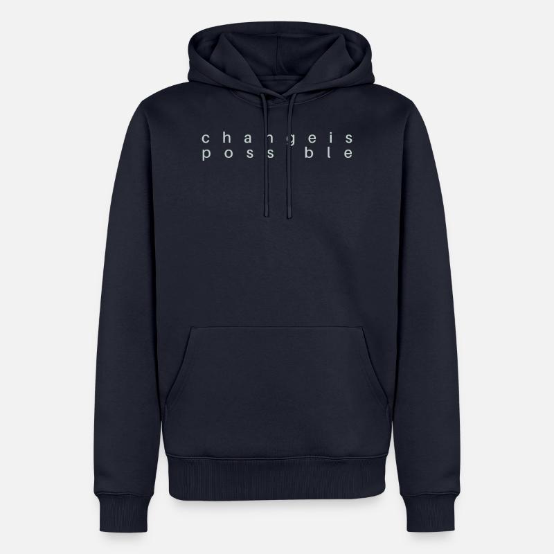 Change is Possible - Männer Premium Bio Hoodie - Navy