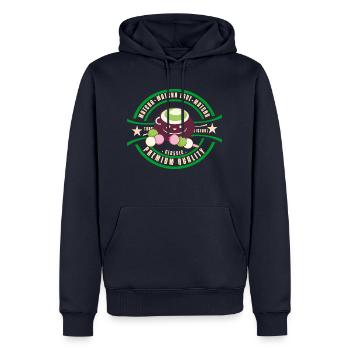 Japan - Matcha - Männer Premium Bio Hoodie - Navy - Vorne - Nico (187cm)