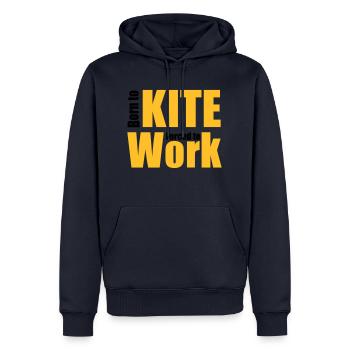 Drachenfliegen - Männer Premium Bio Hoodie - Navy - Vorne - Nico (187cm)