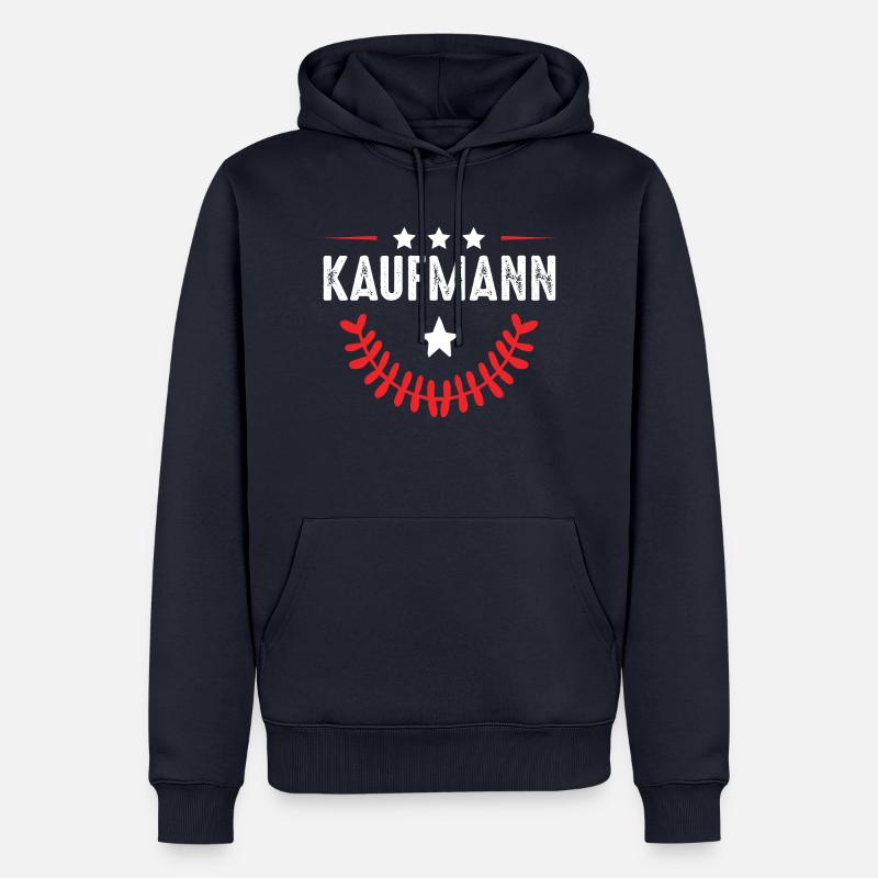 Kaufmann Beruf - Männer Premium Bio Hoodie - Navy