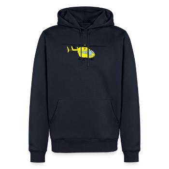 ec145 ah145 Hubschrauber Helikopter Helicopter - Männer Premium Bio Hoodie - Navy - Vorne - Nico (187cm)