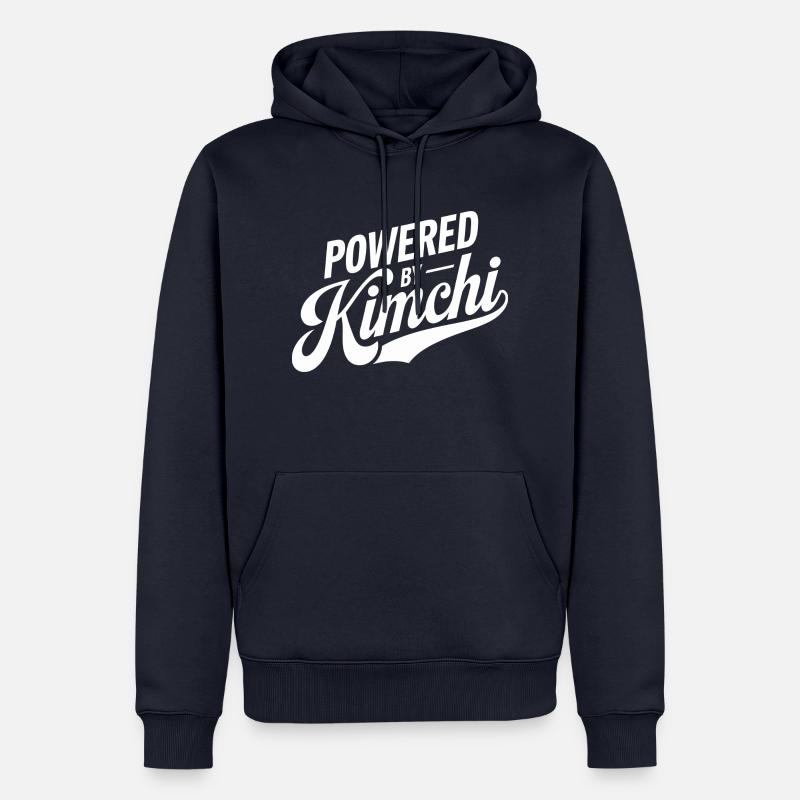 Kimchi – Votre source secrète d’énergie - Sweat à capuche Premium bio Homme - bleu marine