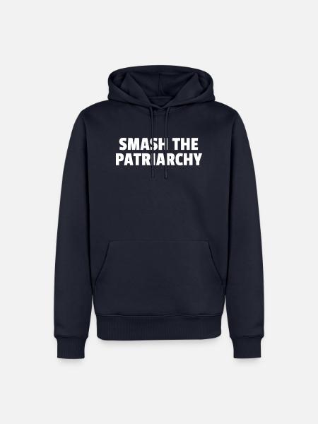 Smash The Patriarchy - Feminismus FeministIn - Männer Premium Bio Hoodie - Navy