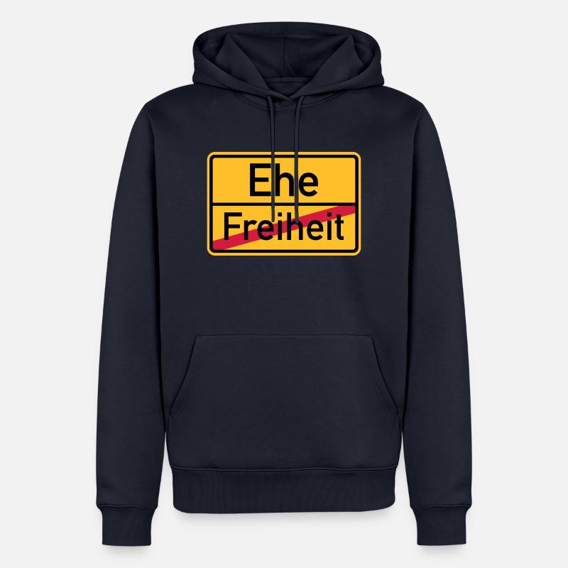 Ehe - Männer Premium Bio Hoodie - Navy